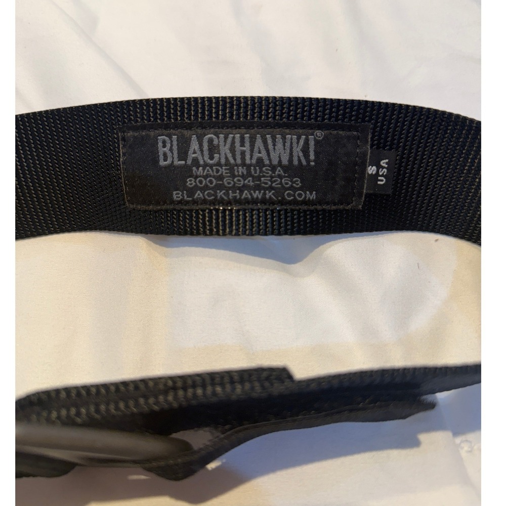 Blackhawk CQB Riggers Belt Black Nylon Tactical Military Duty Made in USA Small
